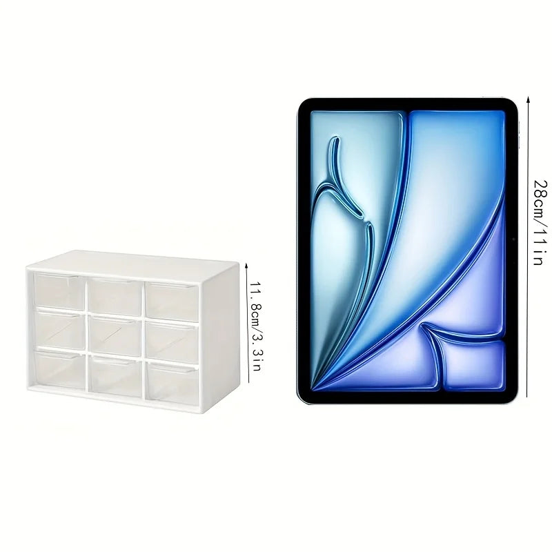 Kerviq Bureau-Ladebox - Compacte Opberger voor Bureauaccessoires