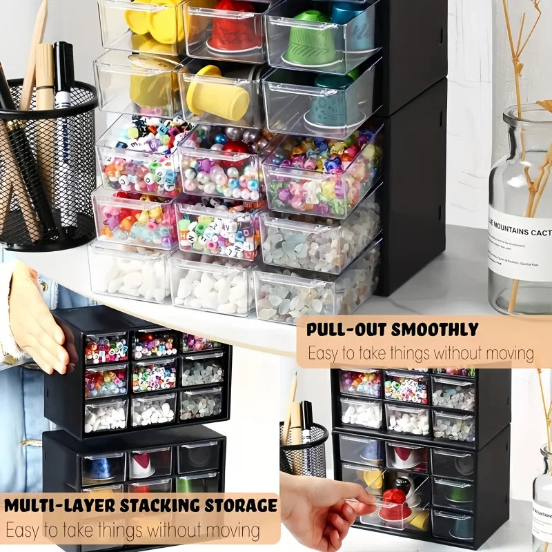 Kerviq Bureau-Ladebox - Compacte Opberger voor Bureauaccessoires