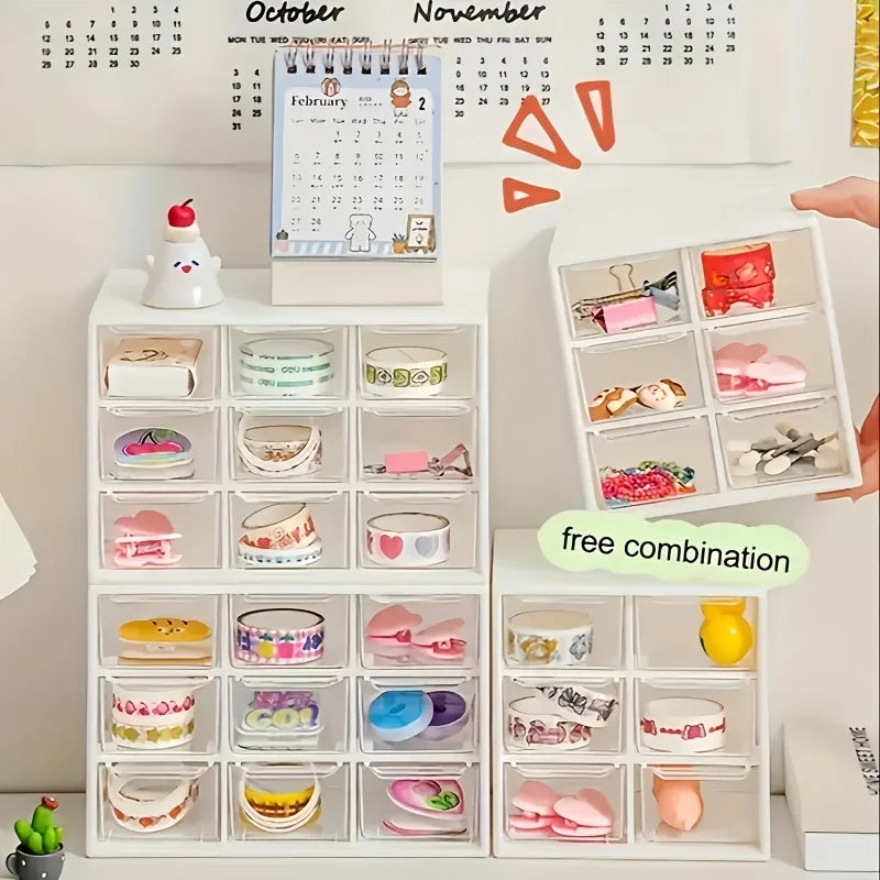Kerviq Bureau-Ladebox - Compacte Opberger voor Bureauaccessoires